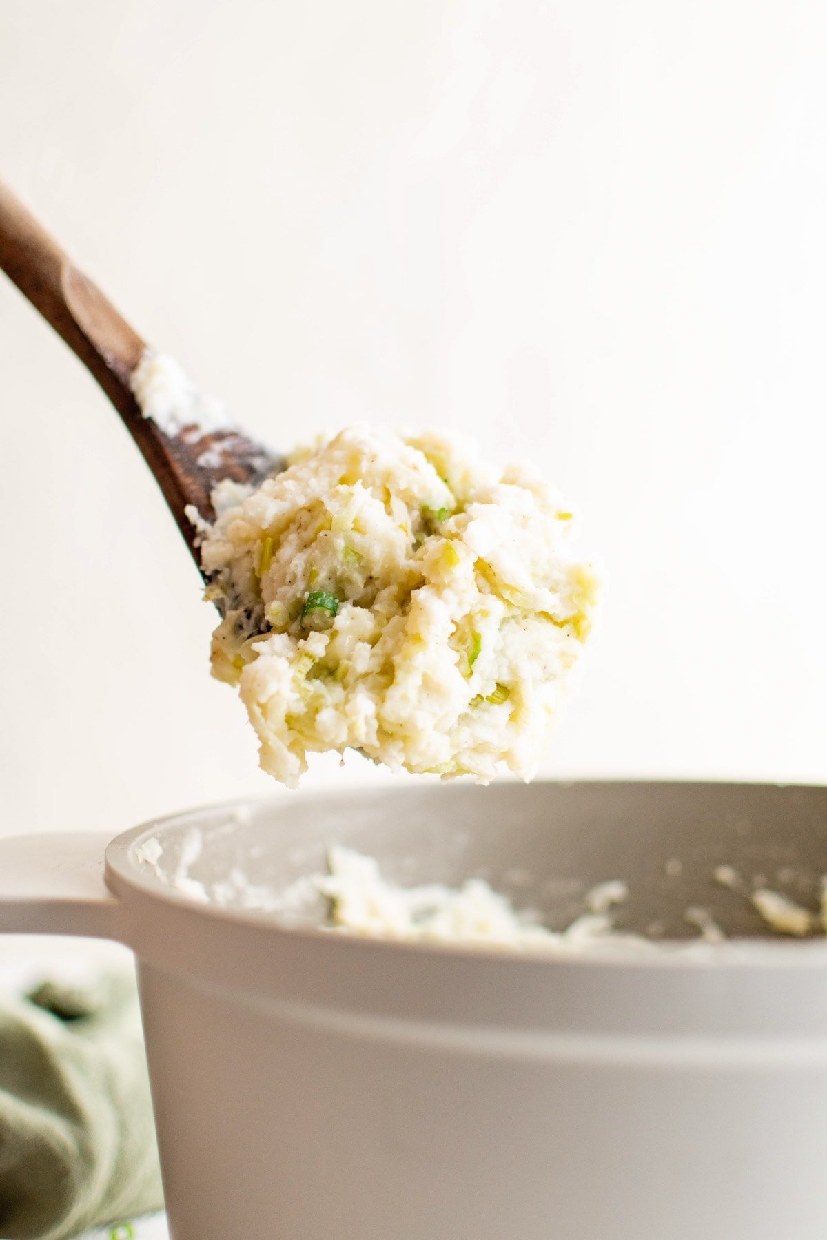Colcannon is a traditional Irish recipe of mashed potatoes, cabbage & leeks that's perfect for celebrating St. Patrick's Day!