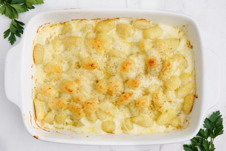 Baked Gnocchi Alfredo Yellow Bliss Road