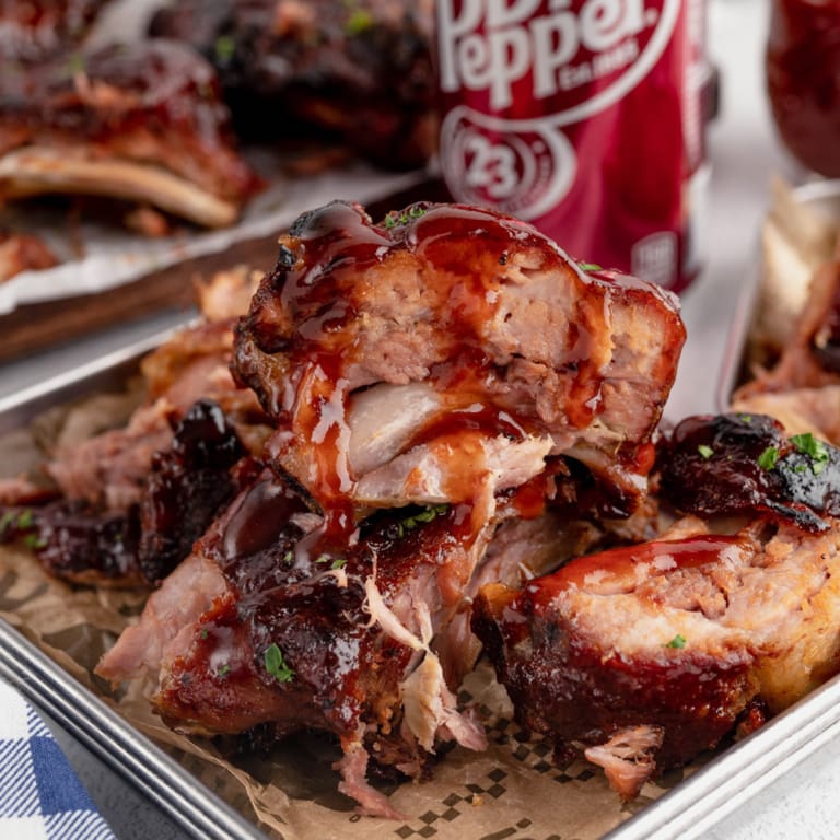 Slow Cooker Dr. Pepper BBQ Ribs