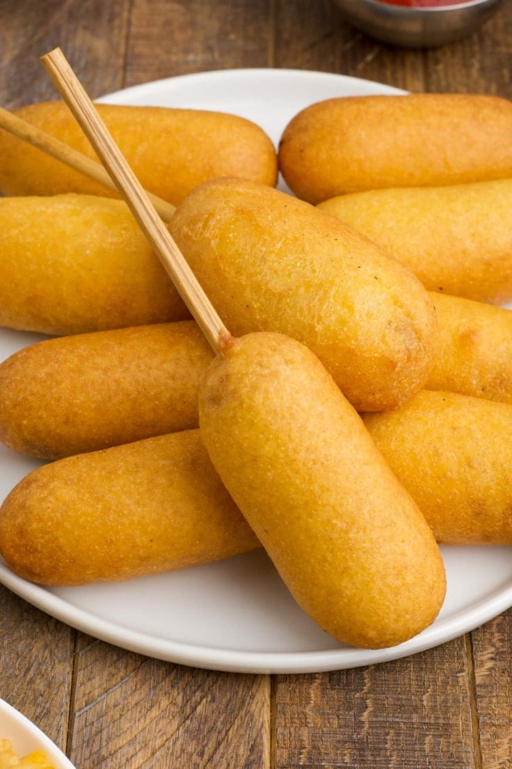 Homemade Corn Dogs Yellow Bliss Road Corn Dogs 11 736x1104