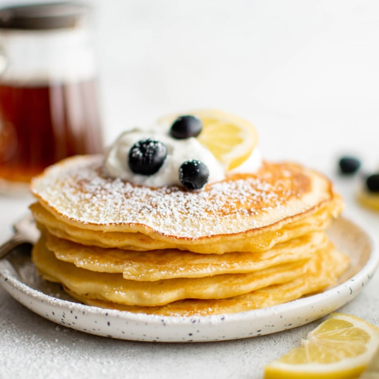 Lemon Pancakes Yellow Bliss Road