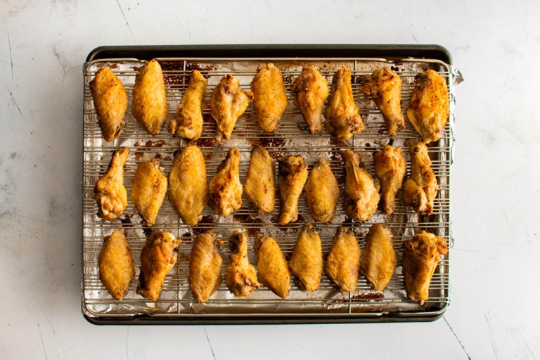 Garlic Parmesan Wings | Crispy Baked Chicken Wings