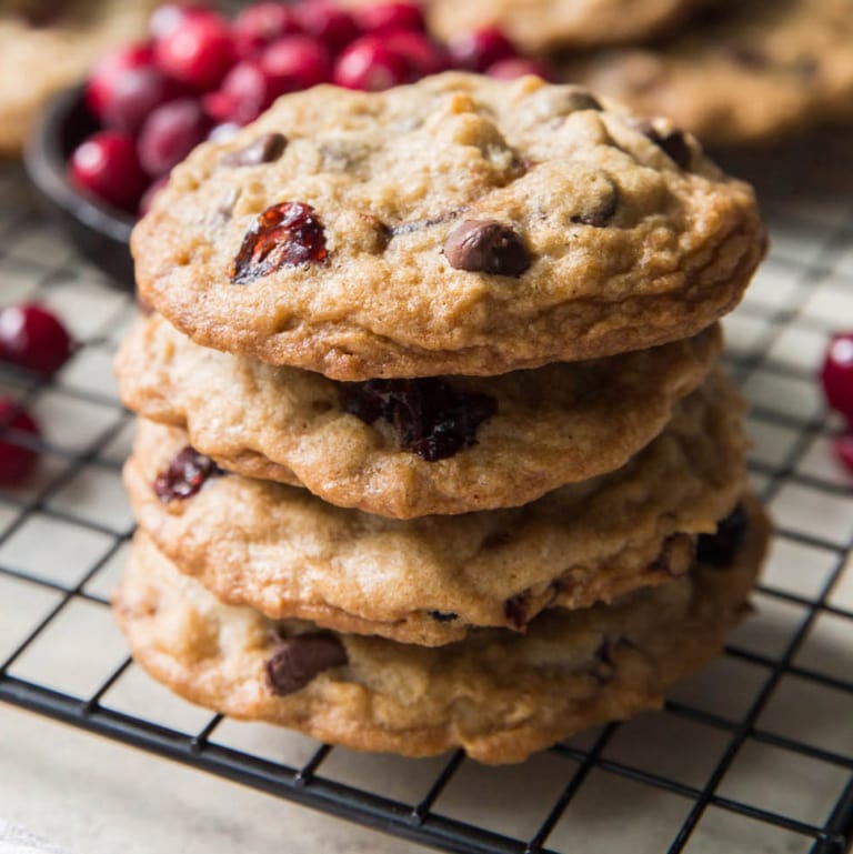 Cranberry Chocolate Chip Cookies Yellow Bliss Road