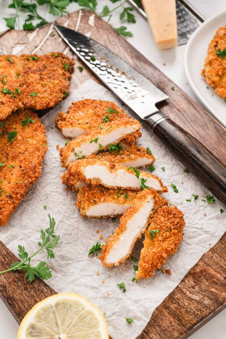 Breaded Chicken Cutlets Yellow Bliss Road