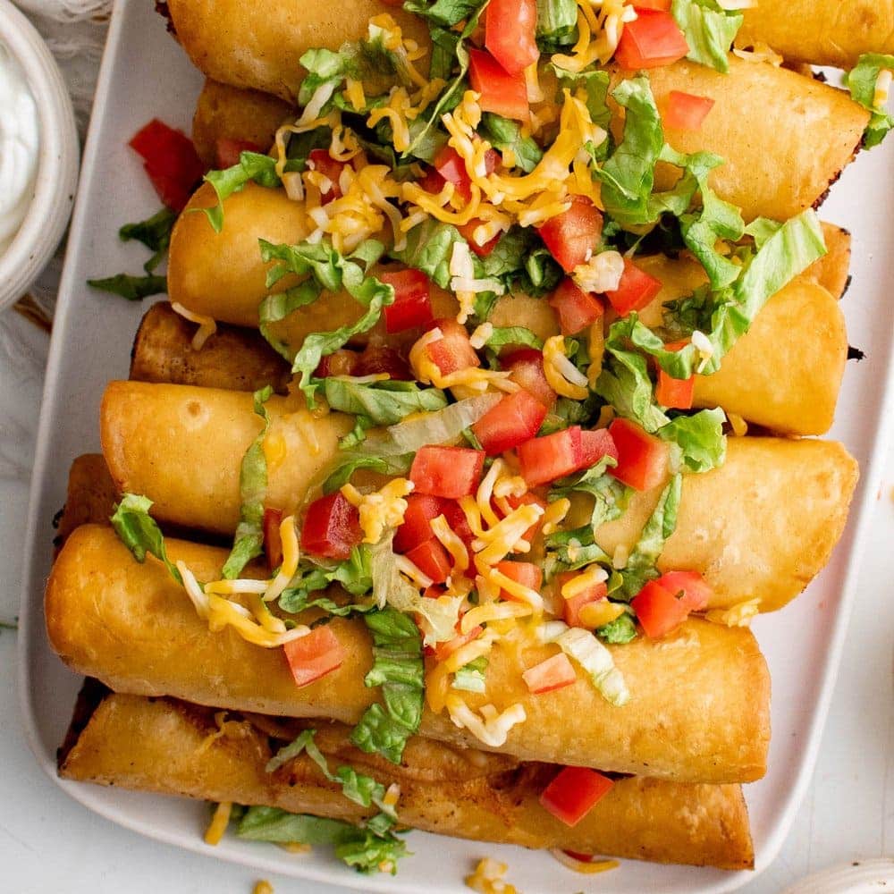 Crispy Chicken Flautas