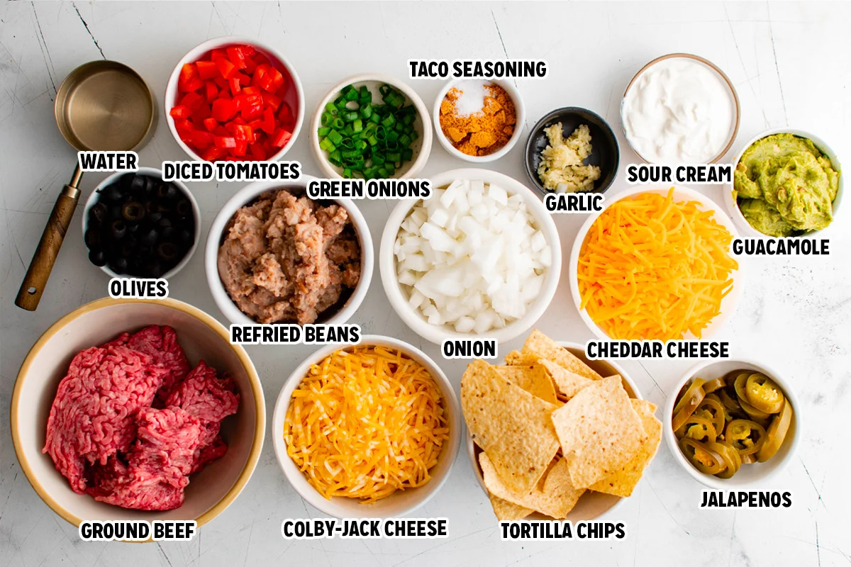 ingredients for nachos supreme