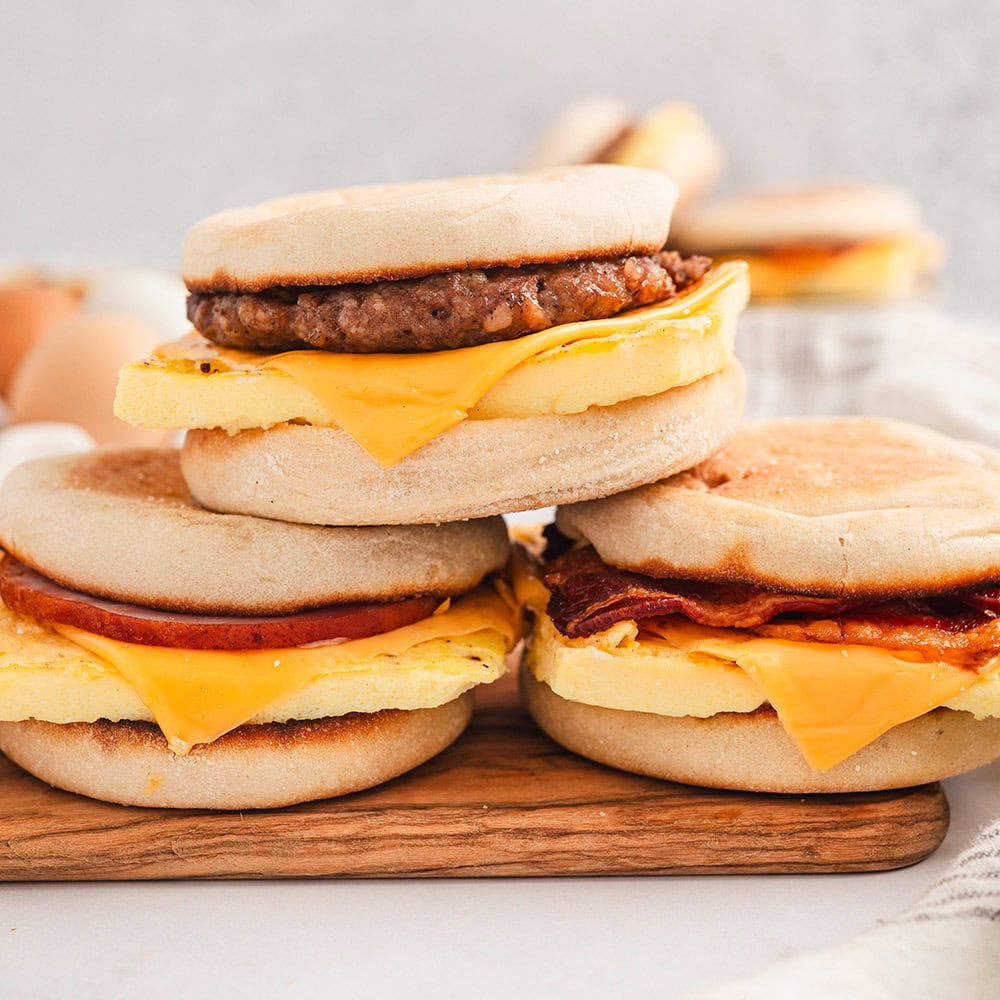 Freezer Breakfast Sandwiches