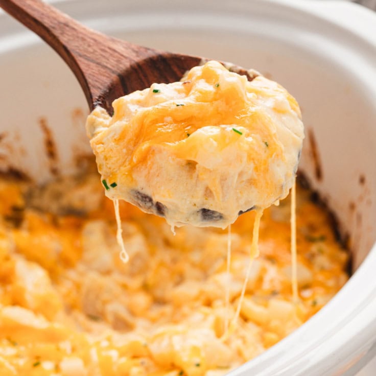 Crockpot Cheesy Potatoes {Just 10 Minutes Prep} – Yellow Bliss Road