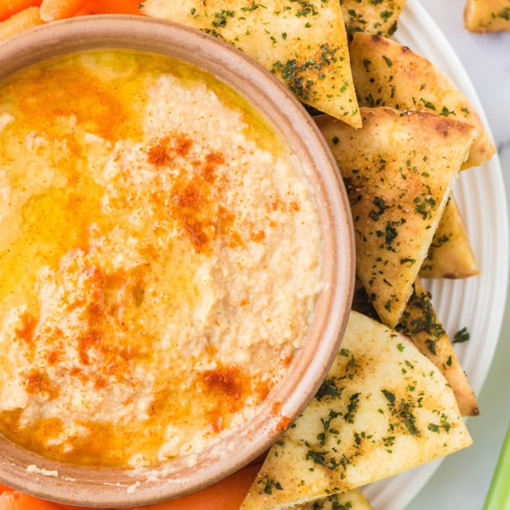 Homemade Hummus - Yellow Bliss Road