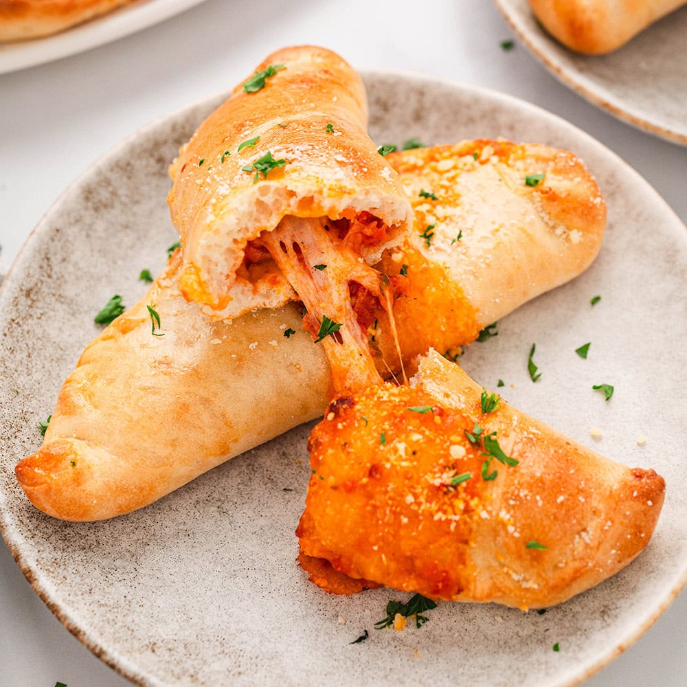 Mini Sausage and Pepperoni Calzones
