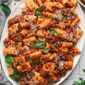 Rigatoni Bolognese