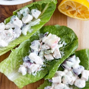 Creamy Chicken, Apple & Grape Salad