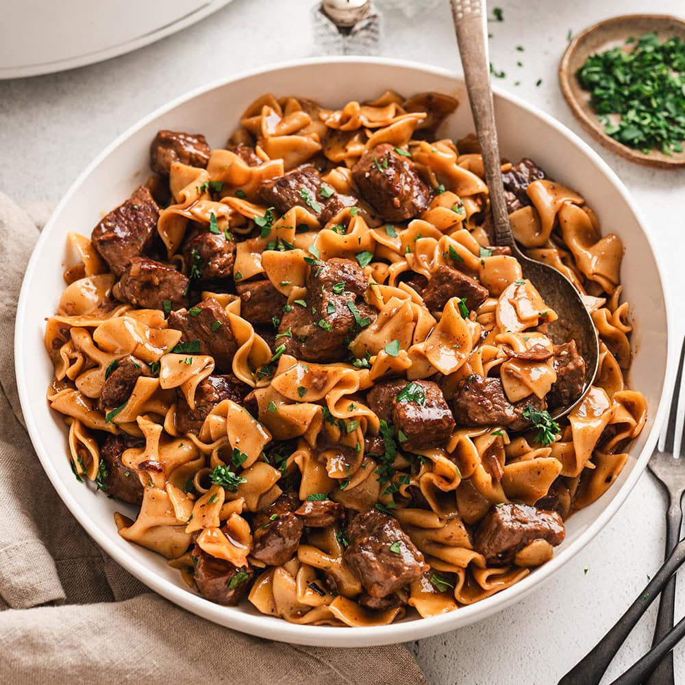 Crockpot Beef and Noodles