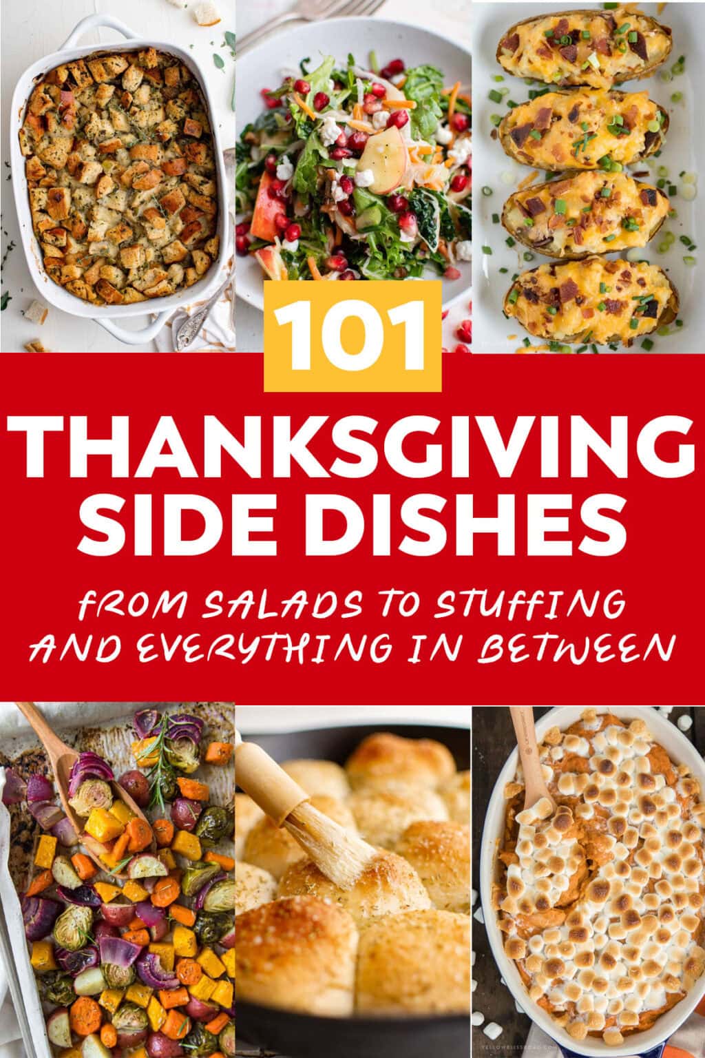 Side List The Ultimate List of 101+ Thanksgiving Side Dishes